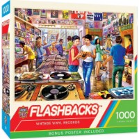 MasterPieces® Flashbacks™ Vintage Vinyl Records Puzzle Perspective: Main