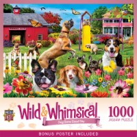 Master Pieces® Wild & Whimsical™ Dog Gone Good Day 1000 Piece Puzzle Perspective: Main