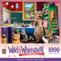 Master Pieces® Wild & Whimsical™ Bath Time Antics 1000 Piece Puzzle Perspective: Main
