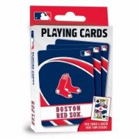 MasterPieces Officially Licensed MLB Boston Red Sox Playing Cards - 54 Card Deck for Adults