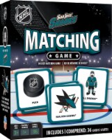 MasterPieces Officially Licensed NHL San Jose Sharks Matching Game for Kids and Families