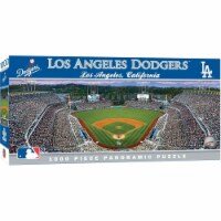 MasterPieces 1000 Piece Sports Jigsaw Puzzle - MLB Los Angeles Dodgers Center View Panoramic
