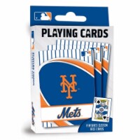 MasterPieces Officially Licensed MLB New York Mets Playing Cards - 54 Card Deck for Adults