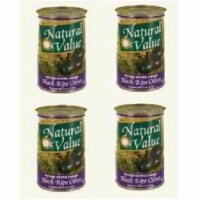Natural Value BG16226 Natural Value Extra Lg Black Olives - 24x6OZ