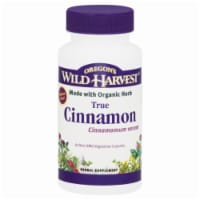 Oregon's Wild Harvest Organic True Cinnamon Herbal Supplement Vegetarian Capsules