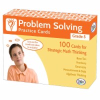 Didax Problem Solving Practice Cards for Grade 5 Pack of 100 DD-211281