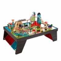 kidkraft adventure town railway train set and table