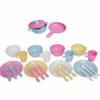 Kid Kraft 63027 27 Pc. Cookware Playset - Pastel