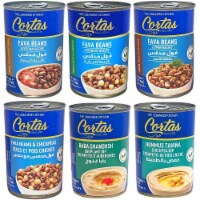 Cortas - Combo of Fava Beans & Appetizers (6 Cans) x 14oz