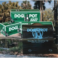 Dogipot 1402-10 10 Roll Case Smart Litter Pick-Up Bags - 2000 Bags- Opaque Green