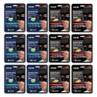 ODB for MEN Charcoal Essence Sheet Mask Hydrating Aloe & Purifying Vitamin 12pk-For Beard Men