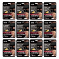 ODB for MEN Charcoal Essence Sheet Mask Purifying Vitamin 12pk-for Beard Men