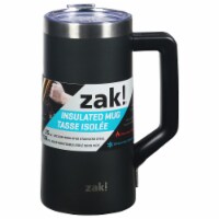 Zak! Designs Vacuum Insulated Stainless Steel Mug - Charcoal