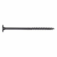 Simpson Strong-Tie No. 10 X 5-1/2 in. L Lobe Black Wood Screws 12 pk
