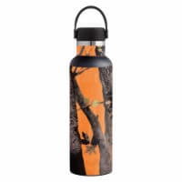 MightySkins HFST21-Orange Camo Skin for Hydro Flask 21 oz Standard Mouth - Orange Camo