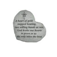 Kayberry 08504 Small Heart -  A heart of gold...