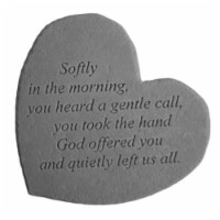 Kay Berry 08604 Great Thought Hearts- Softly in the morning...