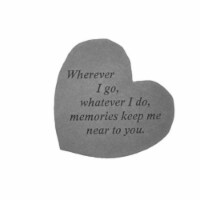 Kay Berry 08607 Great Thought Hearts- Wherever I go...