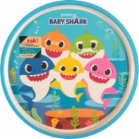 Zak! Designs Baby Shark Melamine Plate - Blue Perspective: Main