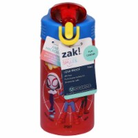 Zak!® SpiderMan Water Bottle with Straw Perspective: Main