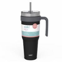Zak! Designs Stainless Steel Double Wall Waverly Tumbler - Ebony Black Perspective: Main
