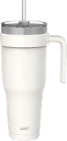 Zak! Designs Stainless Steel Double Walled Waverly Tumbler - White Perspective: Main