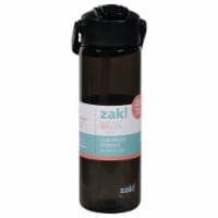 Zak! Designs Ebony Durable Plastic Liberty Manual Straw Bottle Perspective: Main