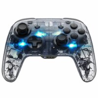 PDP Nintendo Switch Afterglow Deluxe Wireless Controller - Clear Perspective: Main