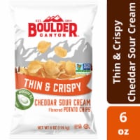 Boulder Canyon® Cheddar Sour Cream Thin and Crispy Potato Chips