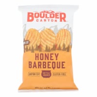Boulder Canyon Honey Bar-B-Que Canyon Cut Kettle Cooked Potato Chips