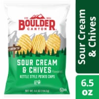 Boulder Canyon® Sour Cream and Chives Canyon Cut Kettle Potato Chips