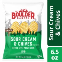 Boulder Canyon® Sour Cream and Chives Canyon Cut Kettle Potato Chips
