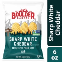 Boulder Canyon® Sharp White Cheddar Kettle Potato Chips