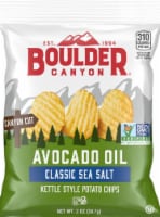 Boulder Canyon® Avocado Oil Classic Sea Salt Kettle Style Potato Chips Perspective: Main