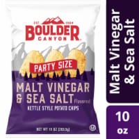 Boulder Canyon® Malt Vinegar and Sea Salt Kettle Potato Chips