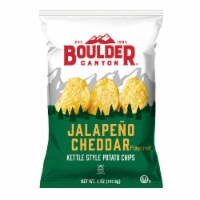 Boulder Canyon Jalapeno Cheddar Kettle Style Potato Chips