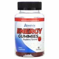 Absolute Nutrition Energy Gummies Raspberry - 60 Gummies