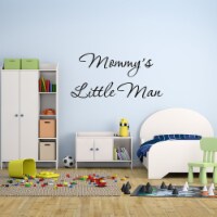 VWAQ Mommy's Little Man Vinyl Wall Decal