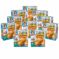 Little Debbie Birthday Cake Mini Muffins, 10 Boxes, 50 Travel Pouches of Bite Size Muffins