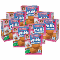 Little Debbie Strawberry Shortcake Mini Muffins, 8 Boxes, 40 Bite Size Strawberry Muffins