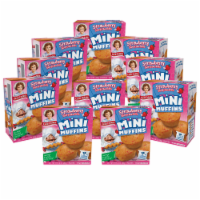 Little Debbie Strawberry Shortcake Mini Muffins, 10 Boxes, 50 Bite Size Strawberry Muffins