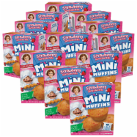 Strawberry Shortcake Rolls Mini Muffins, 12 Boxes, 60 Travel Pouches of Bite Size Muffins