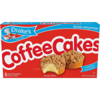 Drake's Coffee Cakes, 10 boxes, 80 Individually Wrapped Breakfast Pastries, Cinnamon