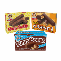 Peanut Butter Favorites - 2 Boxes of Funny Bones, Peanut Butter Crunch Bars, and Nutty Bars
