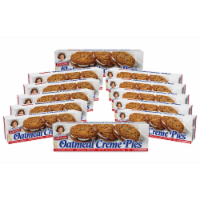 Little Debbie Oatmeal Creme Pies, 12 Boxes, 144 Soft Oatmeal Cookies with Crème