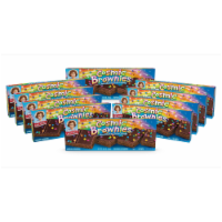 Little Debbie Cosmic Brownies, 10 Boxes, 60 Individually Wrapped Brownies with Candy Coating