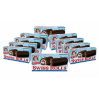 Little Debbie Swiss Rolls, 10 Boxes, 60 Chocolate Cake Rolls Layered With Crème