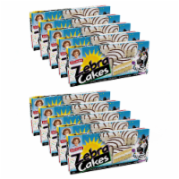 Little Debbie Zebra Cakes, 10 Boxes, 50 Twin-Wrapped Cakes with Crème Filling and White Icing