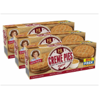 Peanut Butter Creme Pies, 3 Big Pack Boxes, 18 Individually Wrapped PB Sandwich Cookies