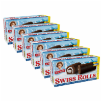Little Debbie Big Pack Swiss Rolls, 6 Big Pack Boxes, 36 Twin Wrapped Chocolate Cake Rolls